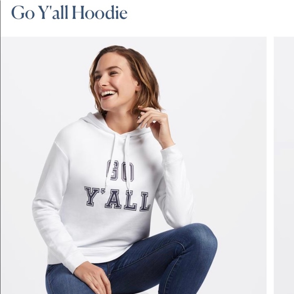 NWT Draper James Go Y’all Hoodie